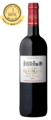 Château Rioublanc Cuvée Edouard Bordeaux Superieur, red, organic wine, from € 11.35