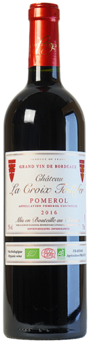 Château La Croix Taillefer Pomerol, AOC, vin bio, rouge, de 36,50