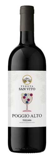Tenuta San Vito Poggio Alto, Toscana IGT, vin bio, rouge, de 19,50€