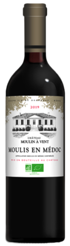 Château Moulin à Vent, Moulis AOP, vin bio Bordeaux, rouge, de 17,80€