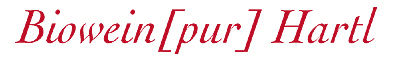Logo de Biowein[pur] Hartl, vins bios depuis 1983