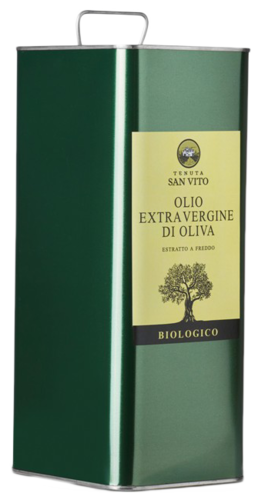 Tenuta San Vito, Oil d'Olive extra vergine, pur bio, 5,0 l, Toscane