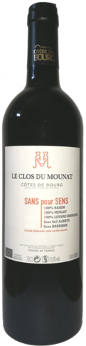 Le Clos du Mounat Sans pour Sens, Côtes de Bourg AOC, Biowein ungeschwefelt,  rot, ab € 11,50