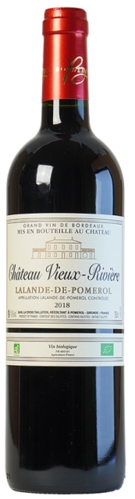 Château Vieux Rivière Lalande de Pomerol, AOC, rouge, vin bio, de 19,90€