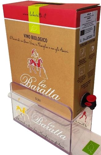 La Baratta Cabernet Franc, Veneto IGP, rouge, vin bio, box 5 litre, € 28,90