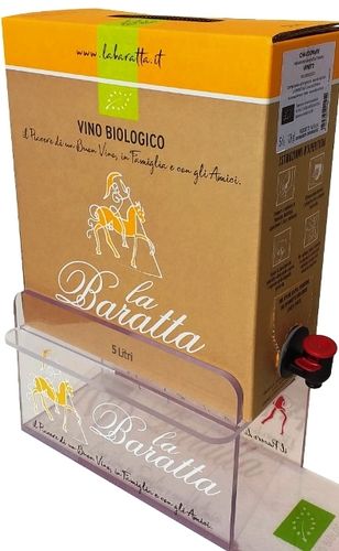 La Baratta Chardonnay Veneto IGP, white, organic wine bib 5 l, € 28.90