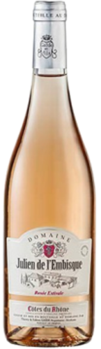 Julien de l'Embisque Côtes du Rhône, AOC, rosé, vin bio. de 10,55€