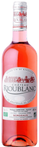 Château Rioublanc Bordeaux AOC rosé, vin bio, de € 8,10