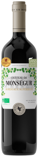 Château de Monségur Bordeaux Supérieur AOP, Malbec, vin bio, de 9,80 €