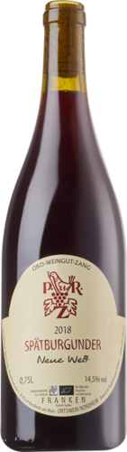 Oeko-Weingut Zang, "Ortswein", Pinot Noir, New World, Franken, organic wine