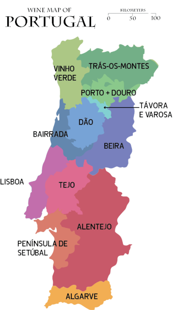 Wine-map-Portugal